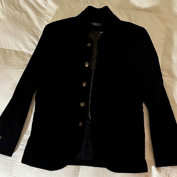 John Varvatos Classic Black Men’s velvet blazer